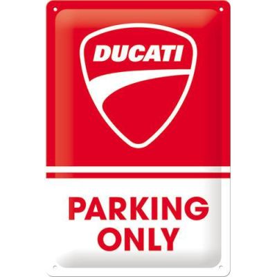 Ducati Parking Only Szyld Tablica 20x30 Blacha Plakat